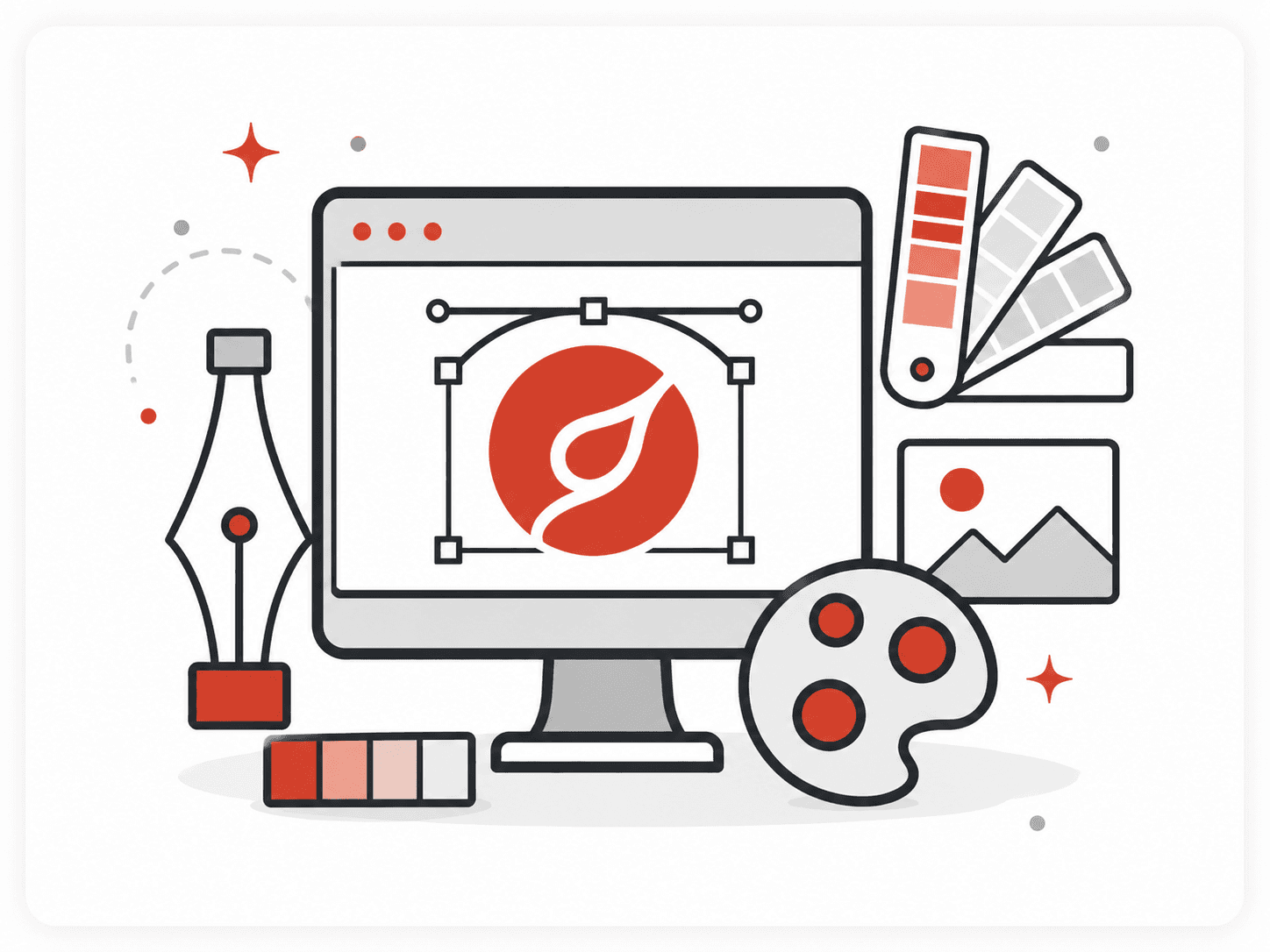 Graphic Designing illustration